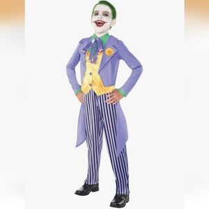Kids Purple and Yellow Joker Costume